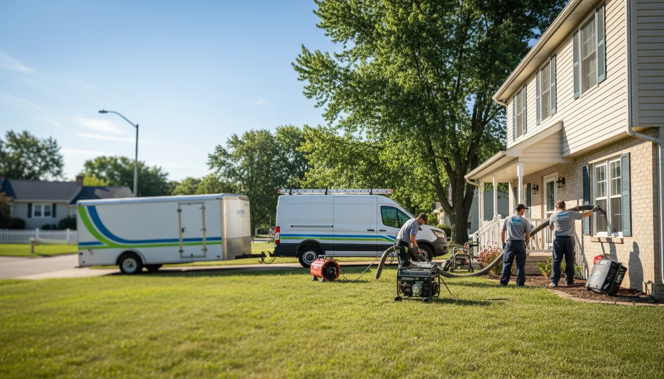 Flooded Basement Restoration And Cleanup With Repair in Belle Rive, IL near me